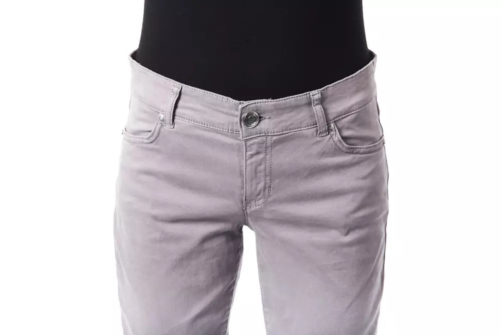 BYBLOS Graue Baumwolle Frauen Hosen