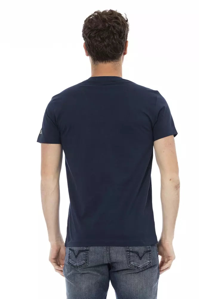 Trussardi Action Baumwoll-T-Shirt für Herren in Blau