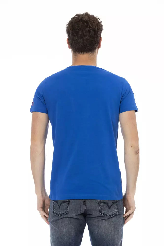 Trussardi Action Baumwoll-T-Shirt für Herren in Blau
