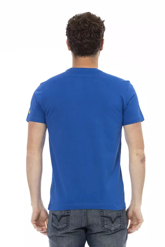 Trussardi Action Baumwoll-T-Shirt für Herren in Blau