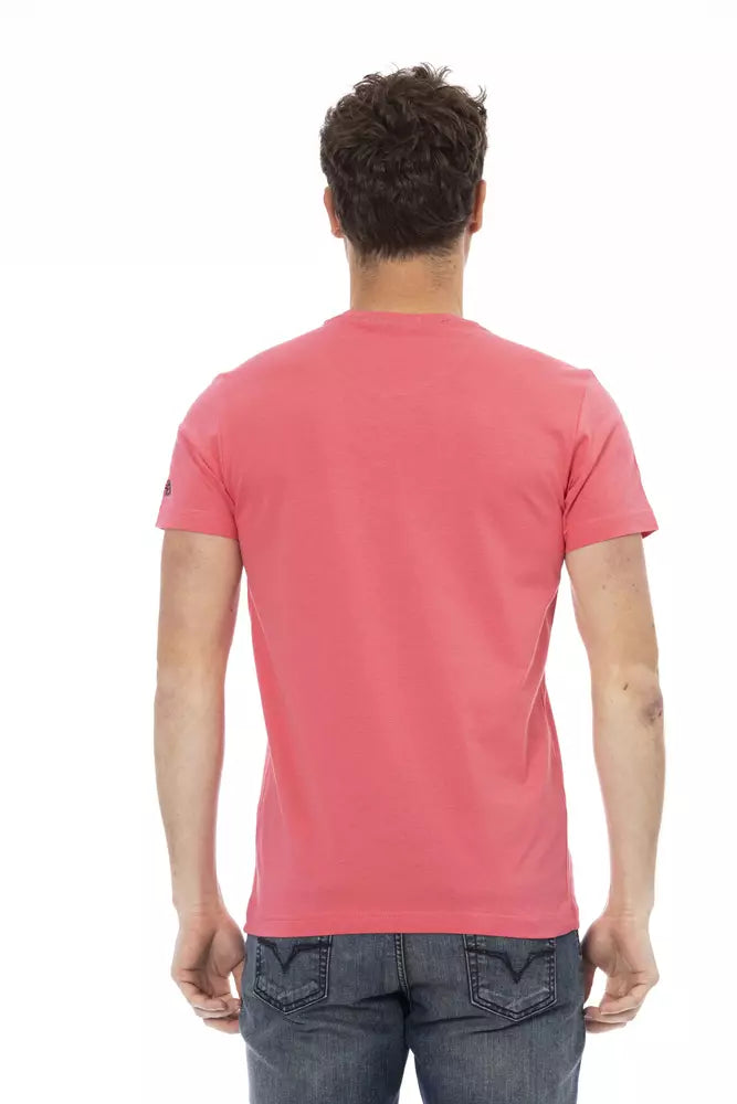 Trussardi Action Buntes Baumwoll-T-Shirt für Herren