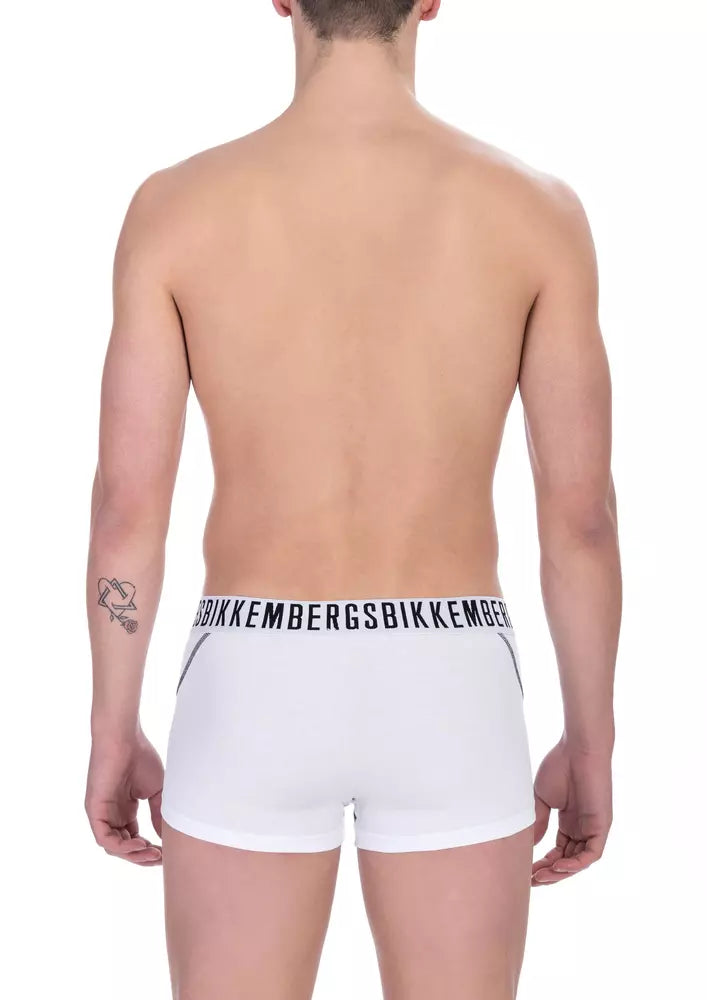 Bikkembergs Weiße Baumwolle Herren Trunk Pack