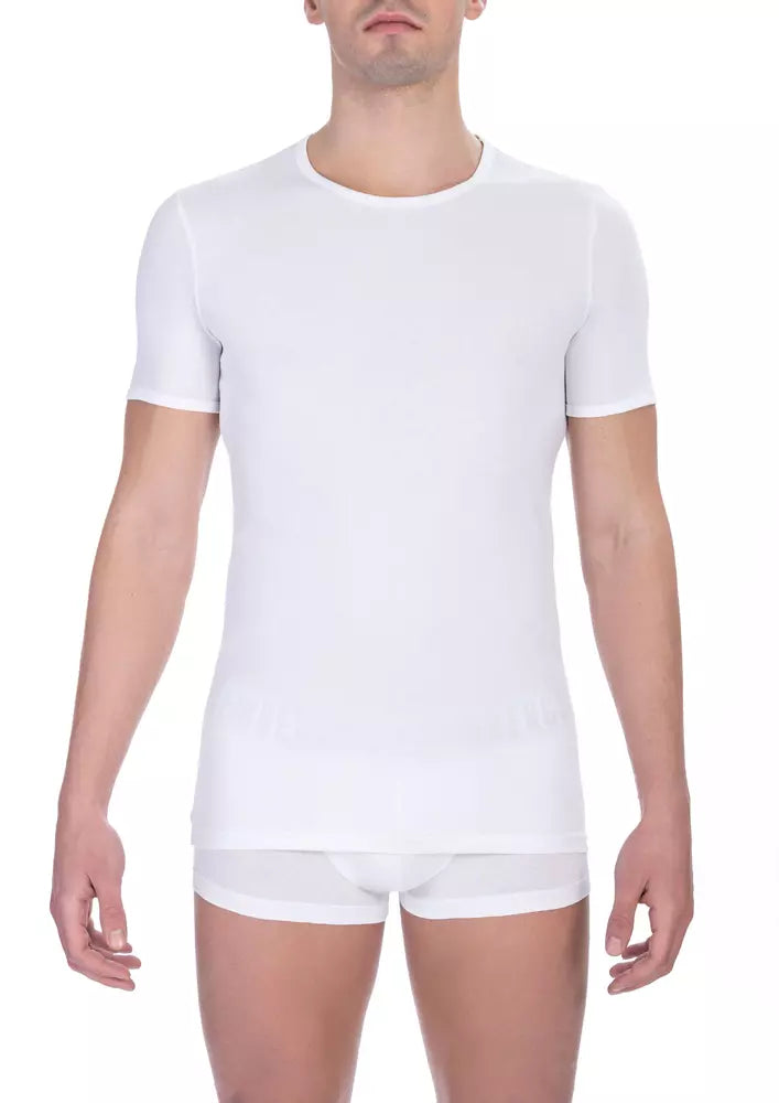 Bikkembergs Weißes Baumwolle Männer T-Shirt