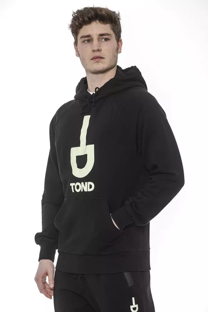 Tond Schwarzes Baumwoll-Sweatshirt für Männer