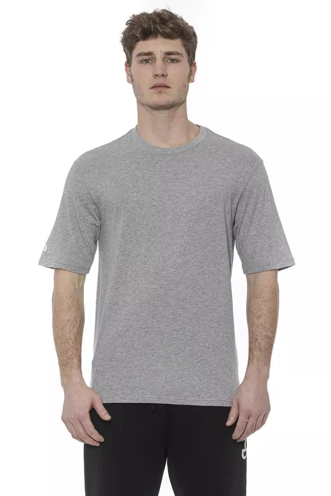 Tond Graues Baumwolle Männer T-Shirt