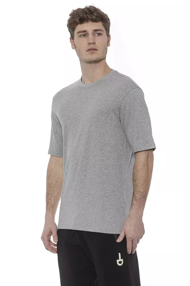 Tond Graues Baumwolle Männer T-Shirt