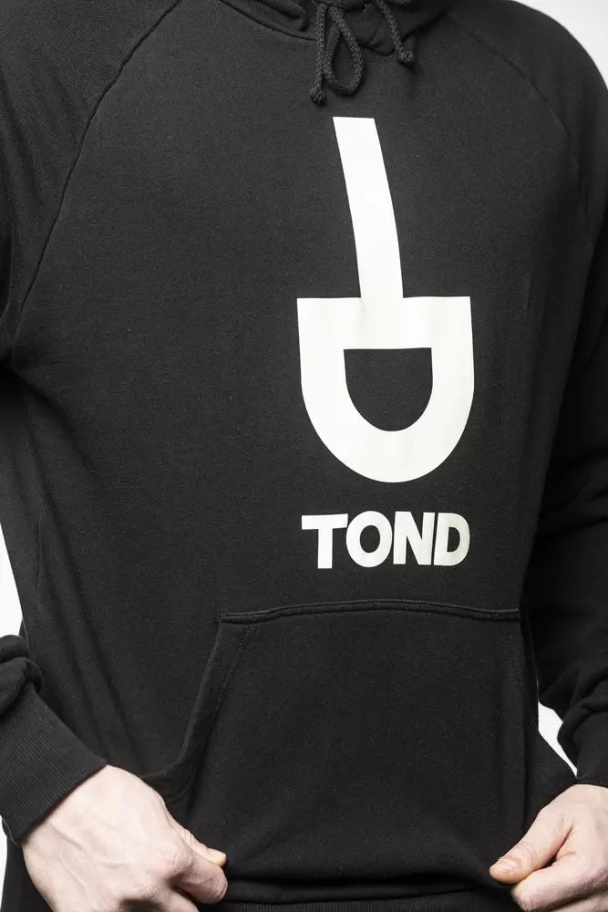 Tond Schwarzes Baumwoll-Sweatshirt für Männer