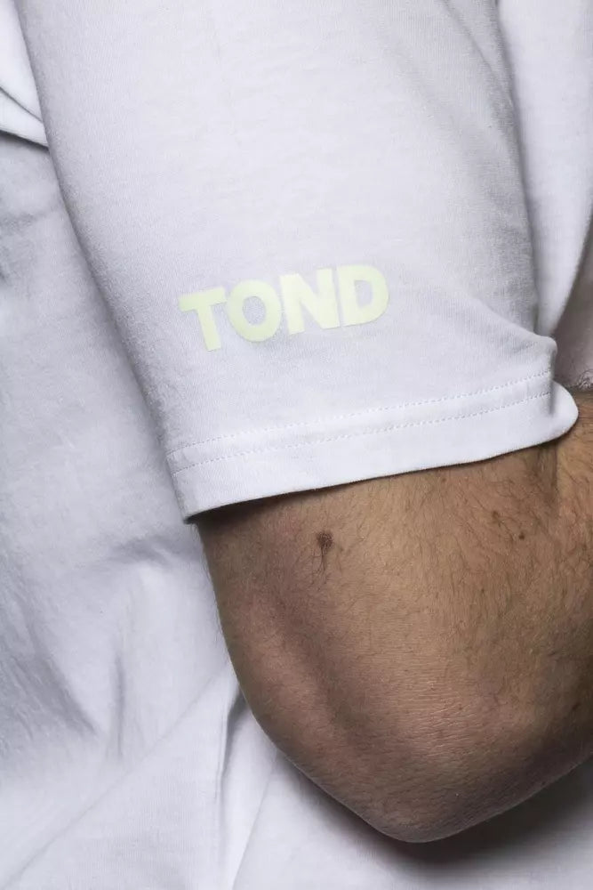 Tond T-Shirt für Männer aus weißer Baumwolle