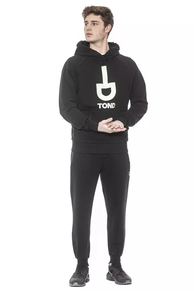 Tond Schwarzes Baumwoll-Sweatshirt für Männer