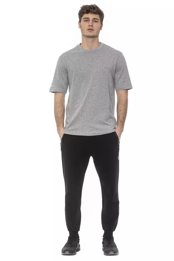 Tond Graues Baumwolle Männer T-Shirt