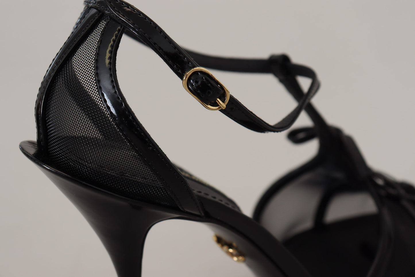 Dolce & Gabbana Schwarz Stiletto High Heels Sandalen Schuhe