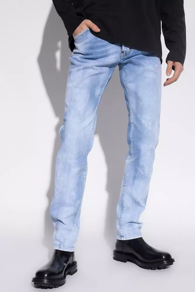 Dsquared² Hellblaue Baumwolle Herren Jeans