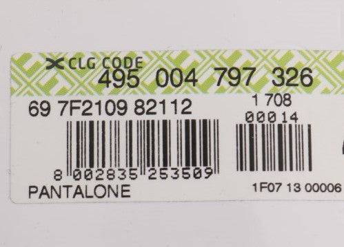 GF Ferre Schwarze Baumwoll-Stretch-Chino-Hose