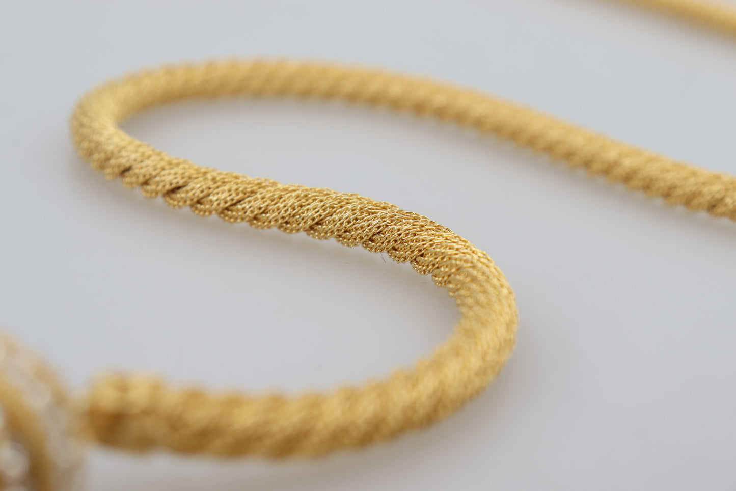 Dolce & Gabbana Gold Messing Sizilien Kristall Robe Statement Halskette