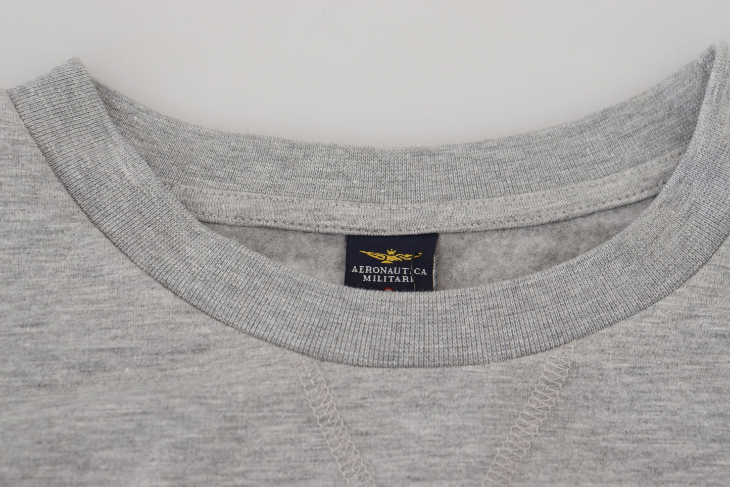 Aeronautica Militare Grauer Herren Pullover Sweatshirt Pullover