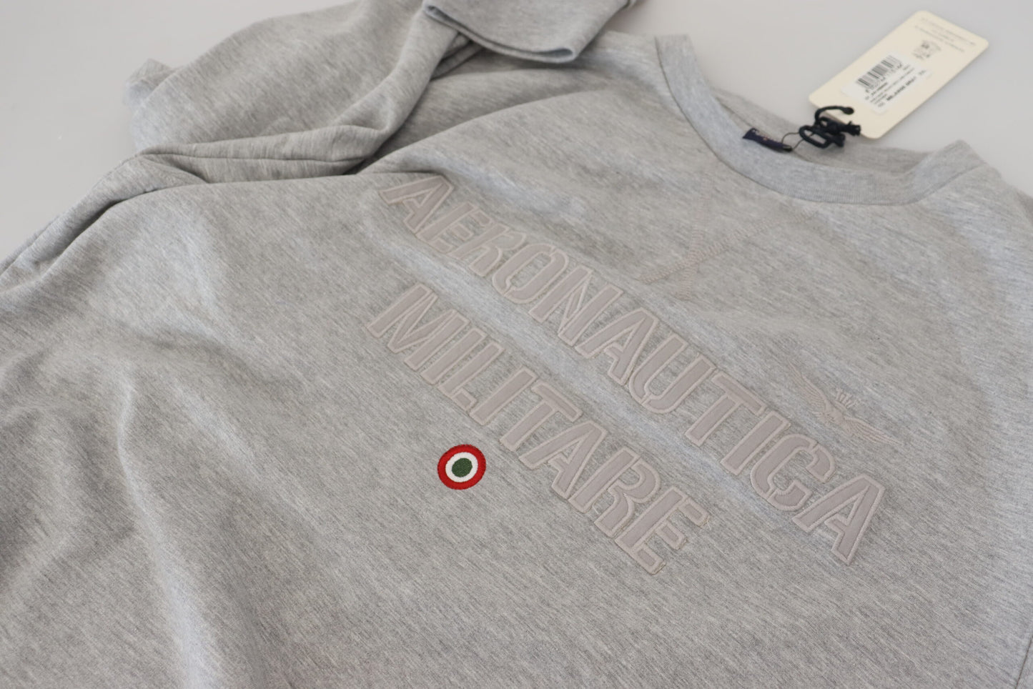 Aeronautica Militare Grauer Herren Pullover Sweatshirt Pullover
