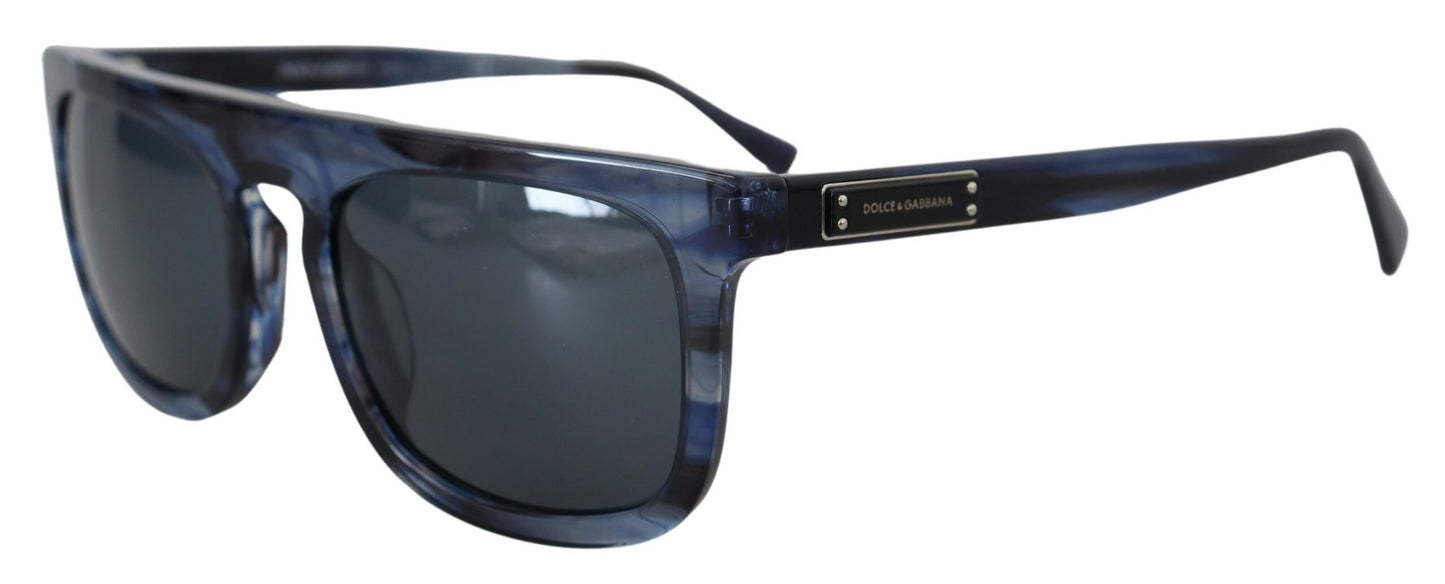 Dolce & Gabbana Blau DG4288 Acetat Vollrand-Sonnenbrille