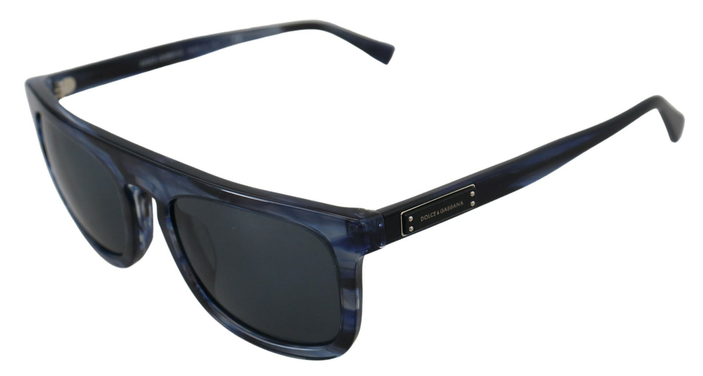 Dolce & Gabbana Blau DG4288 Acetat Vollrand-Sonnenbrille