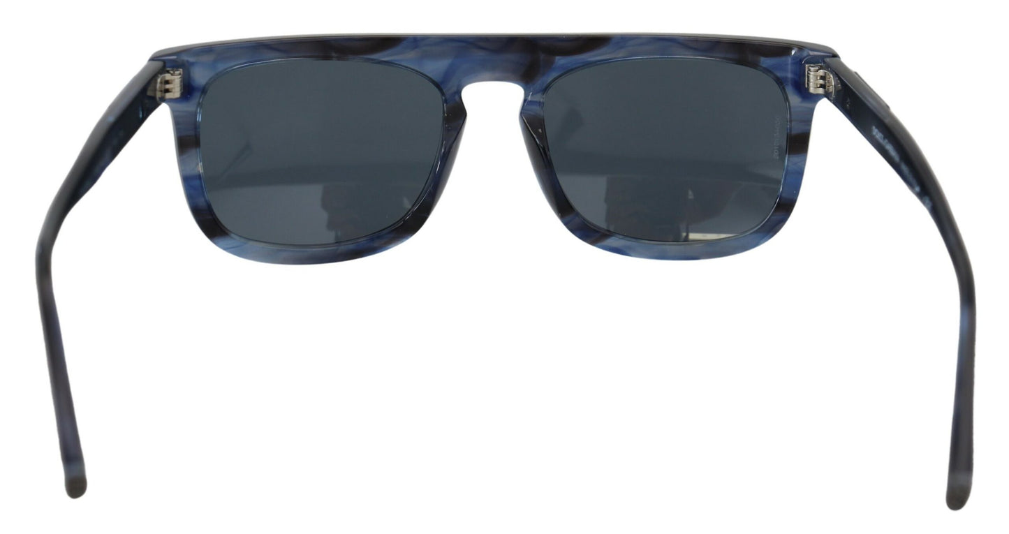 Dolce & Gabbana Blau DG4288 Acetat Vollrand-Sonnenbrille