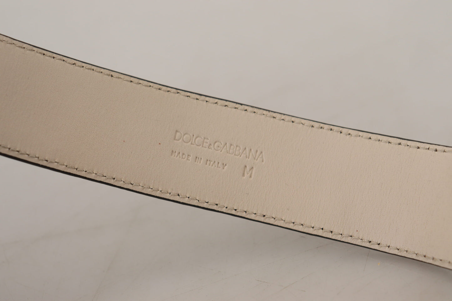 Dolce & Gabbana Schwarzes Dauphine Leder DG Herz Schlüsselanhänger Armband