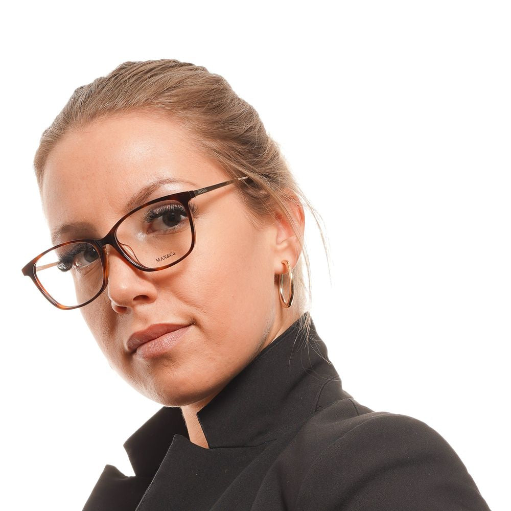 Max & Co Brillenrahmen aus braunem Acetat