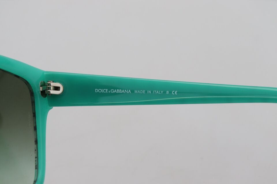 Dolce & Gabbana Grüne Sterne Acetat Square Shades Sonnenbrille