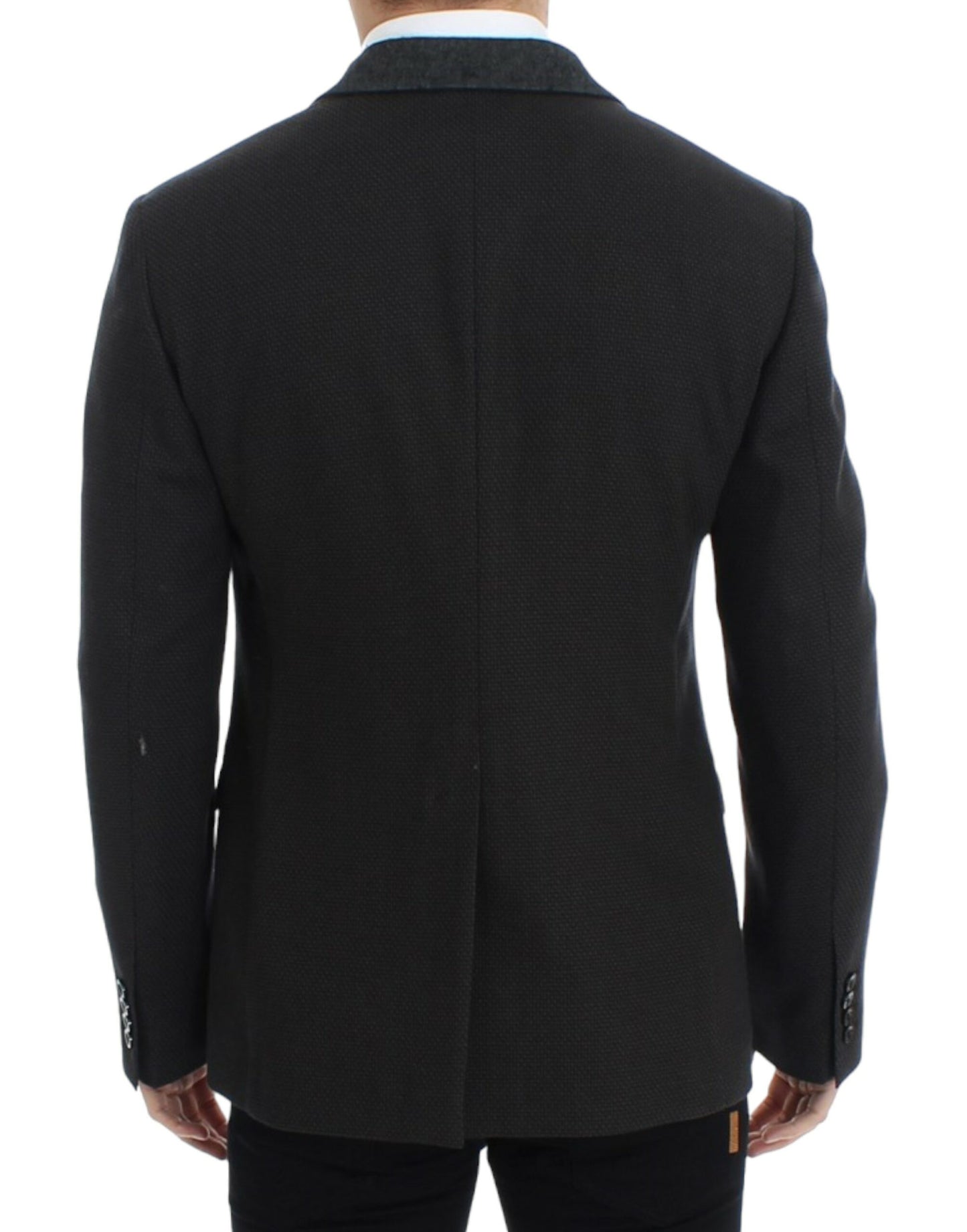 Dolce & Gabbana Brauner schmal geschnittener Wollblazer