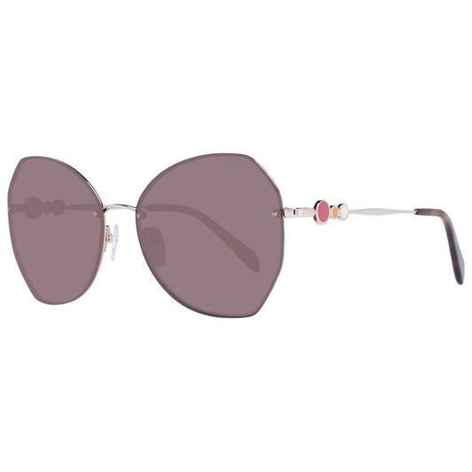 Emilio Pucci Sonnenbrille aus Roségold-Metall