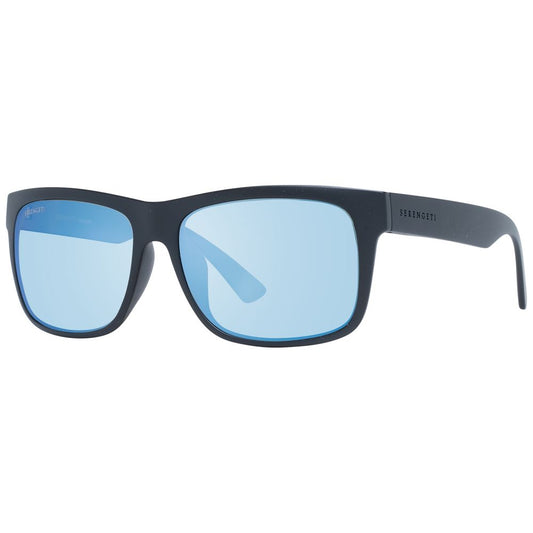 Serengeti Schwarze Kunststoff-Sonnenbrille