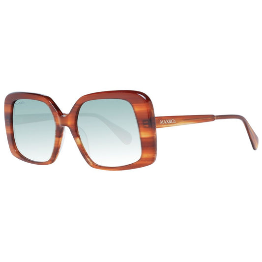 Max & Co Braune Kunststoff-Sonnenbrille