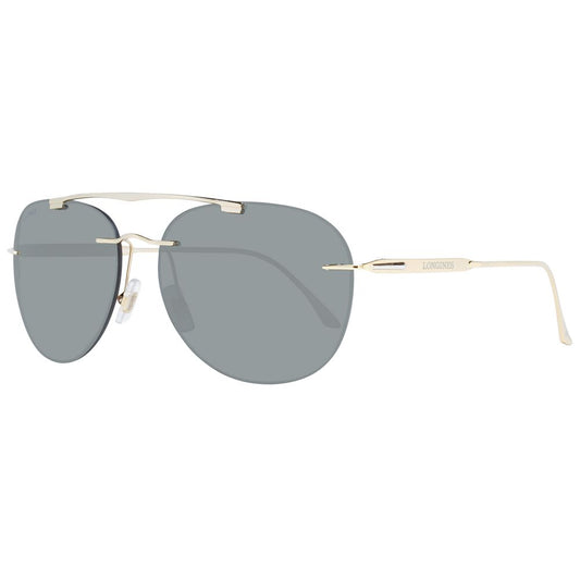 Longines Goldfarbene Metall-Sonnenbrille