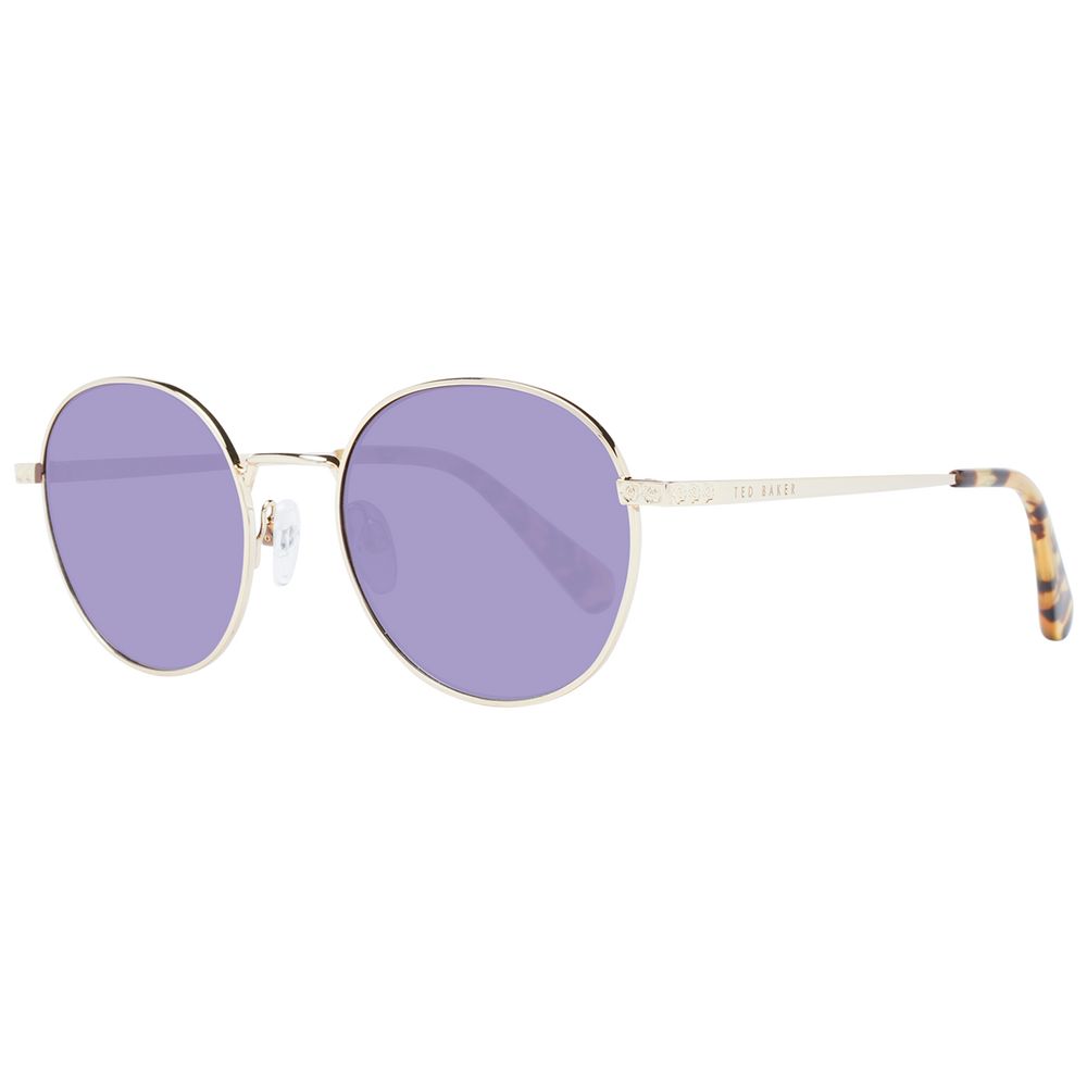 Ted Baker Goldene Metall-Sonnenbrille