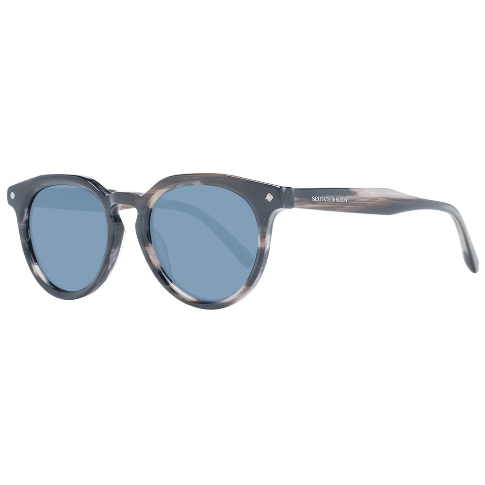 Scotch & Soda Schwarze Sonnenbrille aus Renew-Acetat