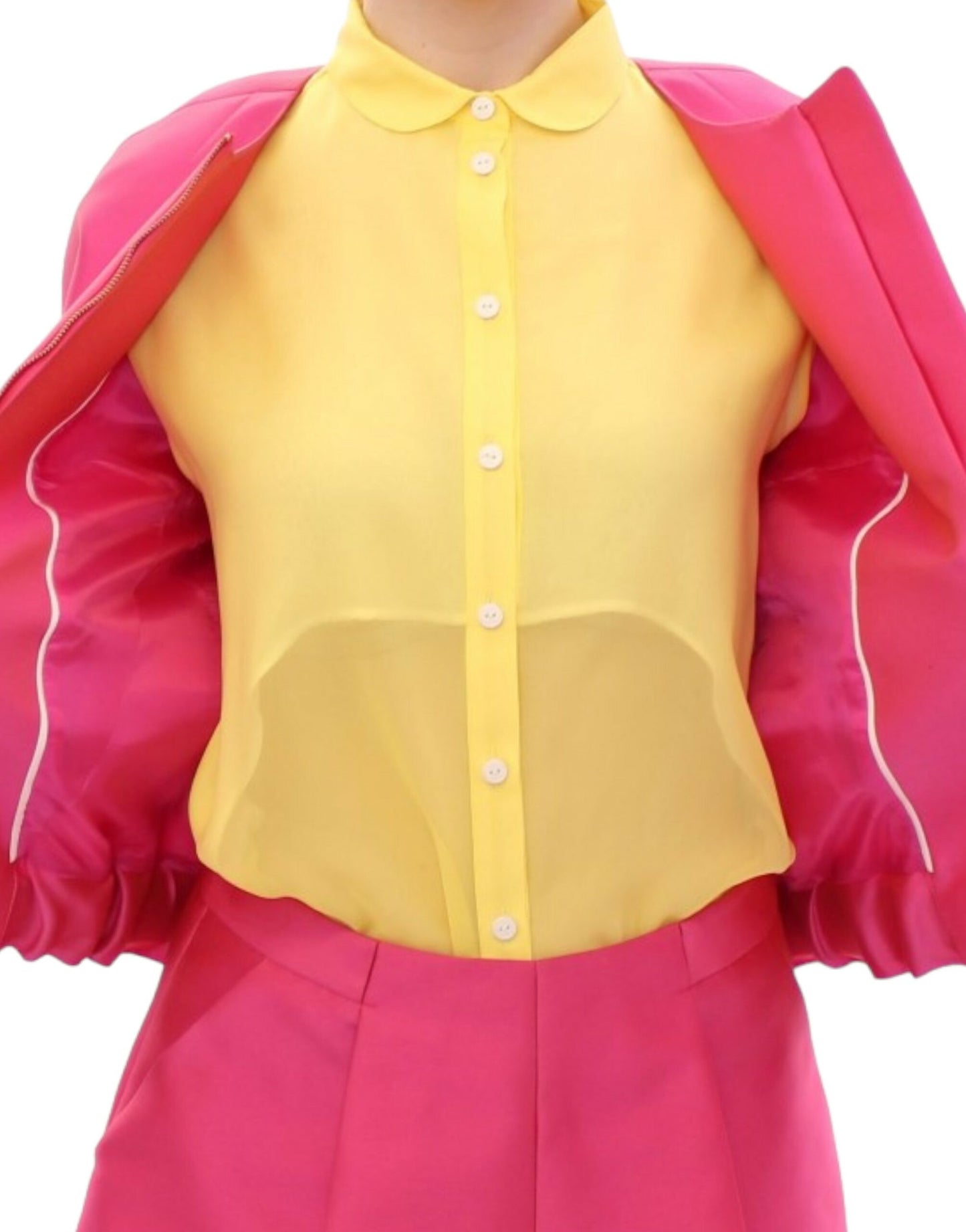 CO|TE Rosa Jacke aus Seidenmischung
