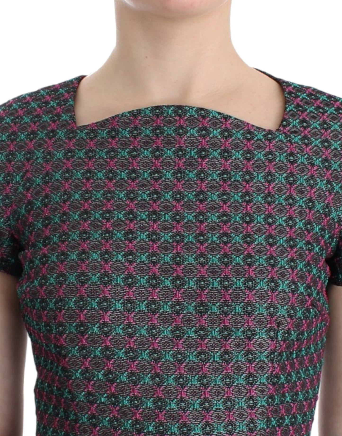 CO|TE Kurzärmeliges Kleid Doris in Multicolor