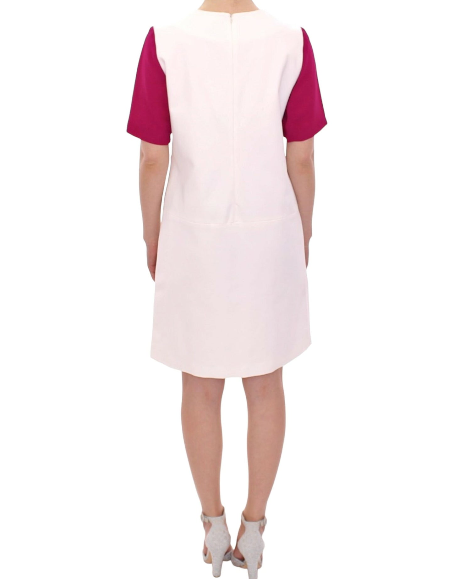 CO|TE Weißes Robot-Schichtkleid