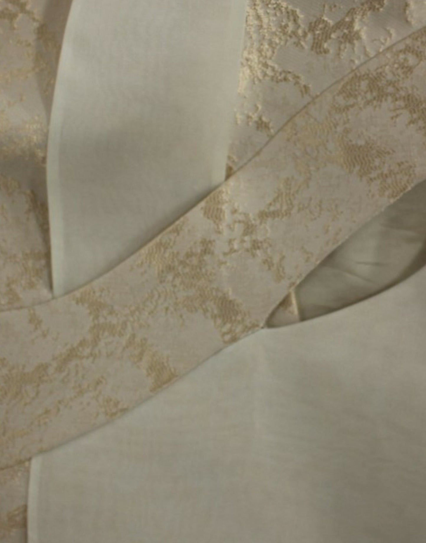 Zeyneptosun Beige Brokatjacke ärmellose Weste