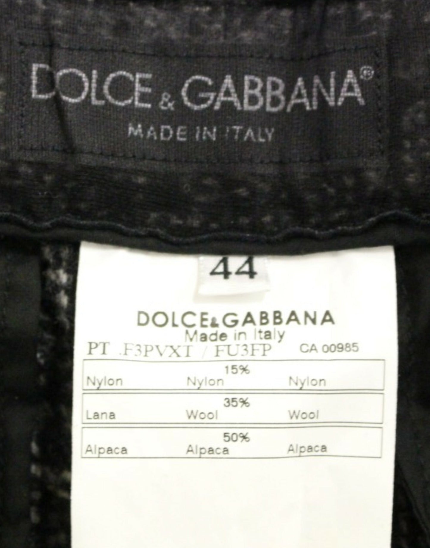 Dolce & Gabbana Graue Wollshorts Hose