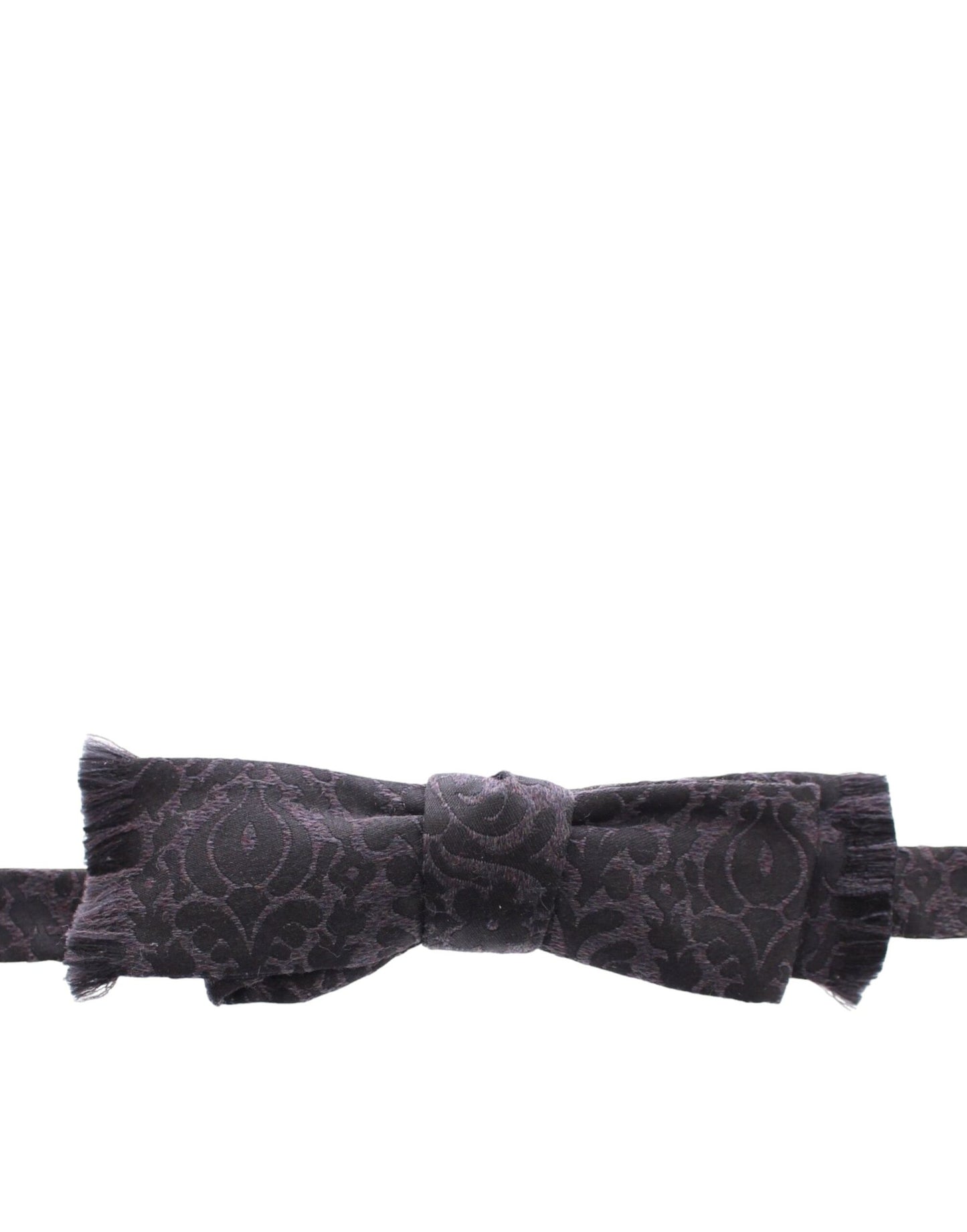 Dolce & Gabbana Graue Schwarze Wollfliege