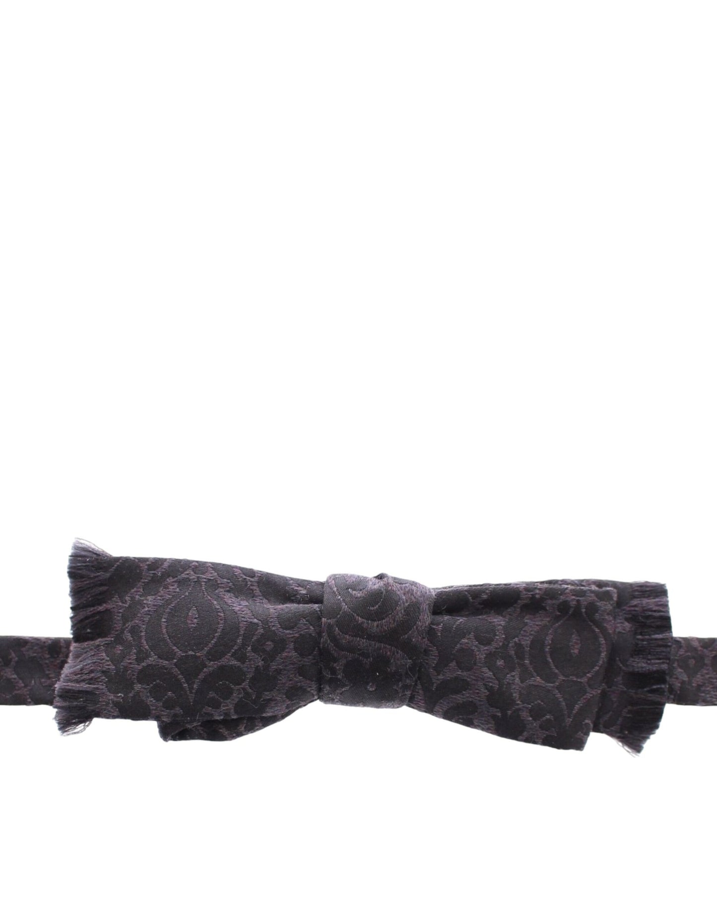Dolce & Gabbana Graue Schwarze Wollfliege