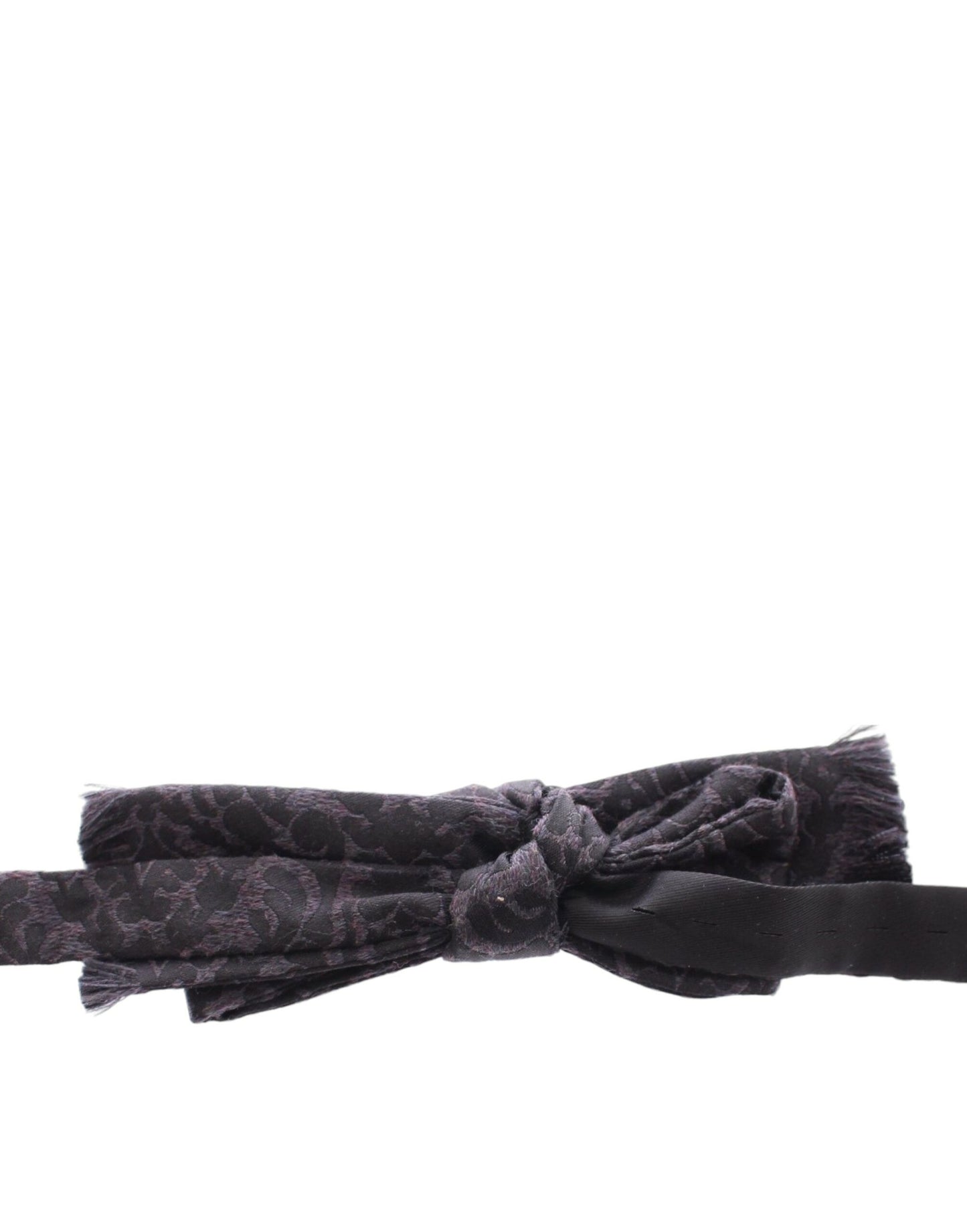 Dolce & Gabbana Graue Schwarze Wollfliege