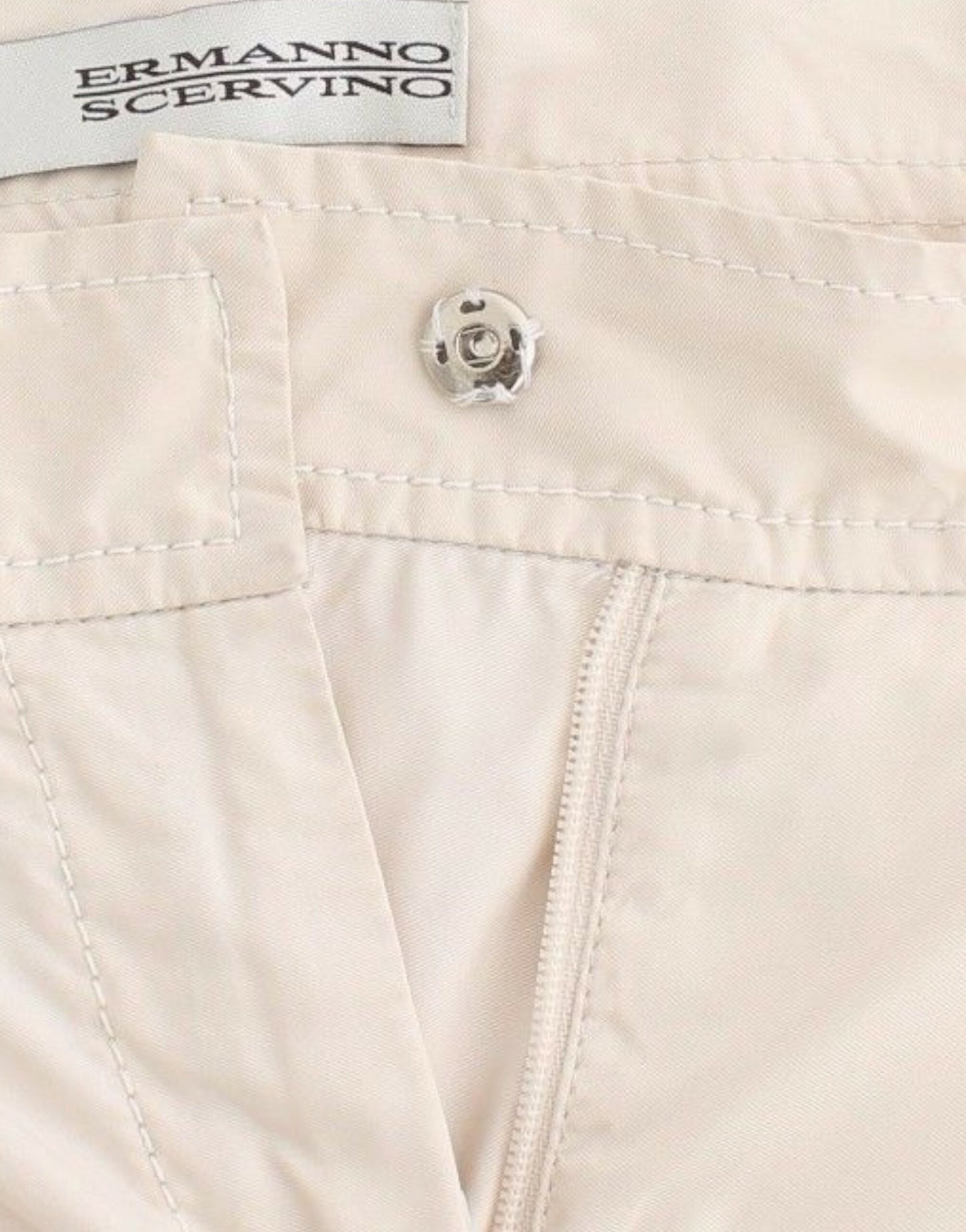 Ermanno Scervino Beige Chinos Beiläufige Kleiderhosen Khakis