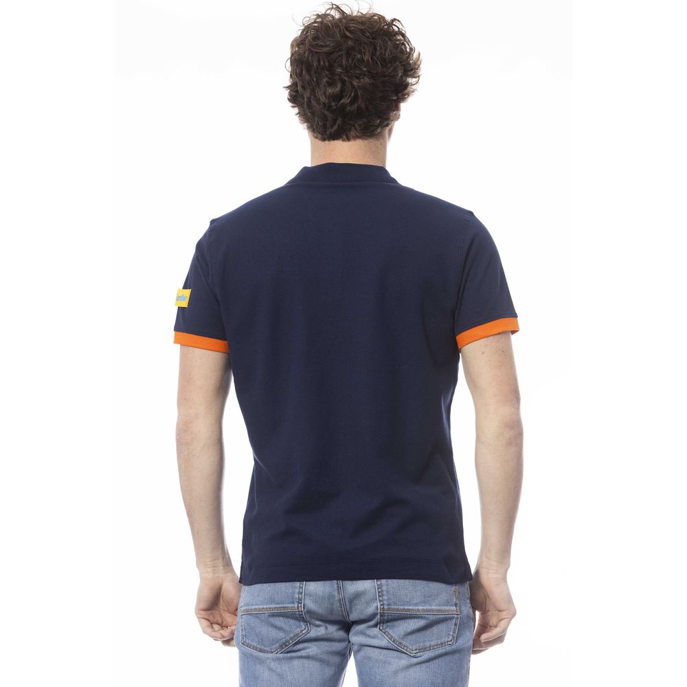Invicta "Blaues Baumwoll-Polohemd für Männer"