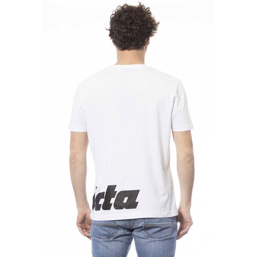 Invicta Weißes Baumwolle Männer T-Shirt
