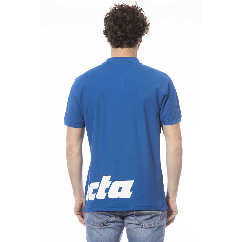 Invicta Blaues Baumwoll-Poloshirt für Männer