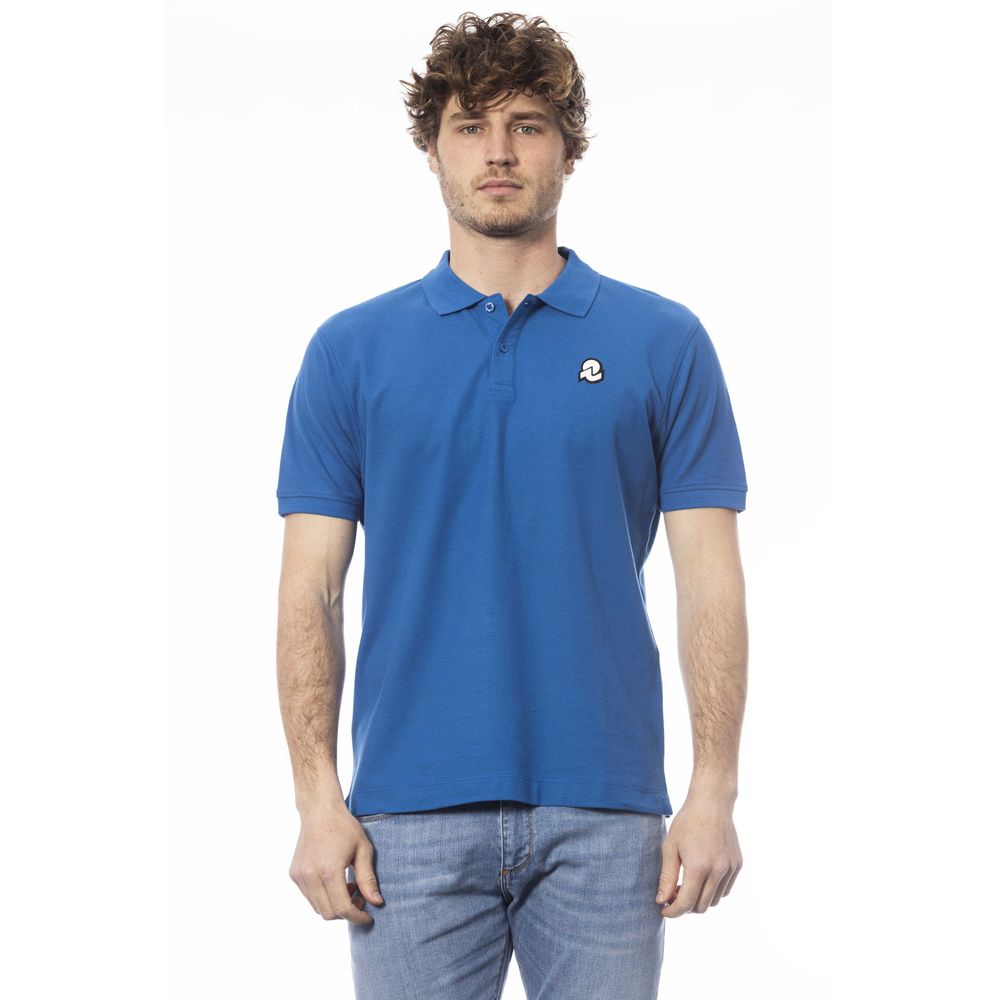 Invicta Blaues Baumwoll-Poloshirt für Männer
