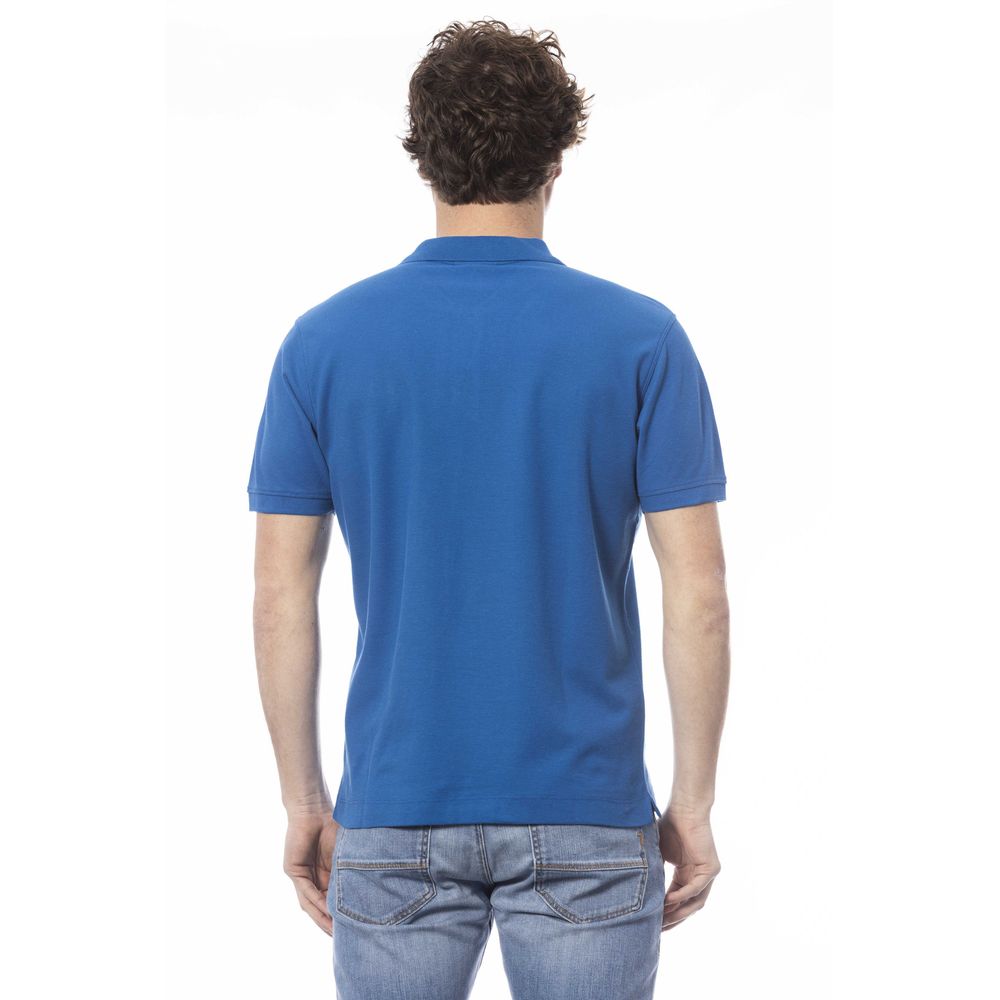 Invicta Blaues Baumwoll-Poloshirt für Männer