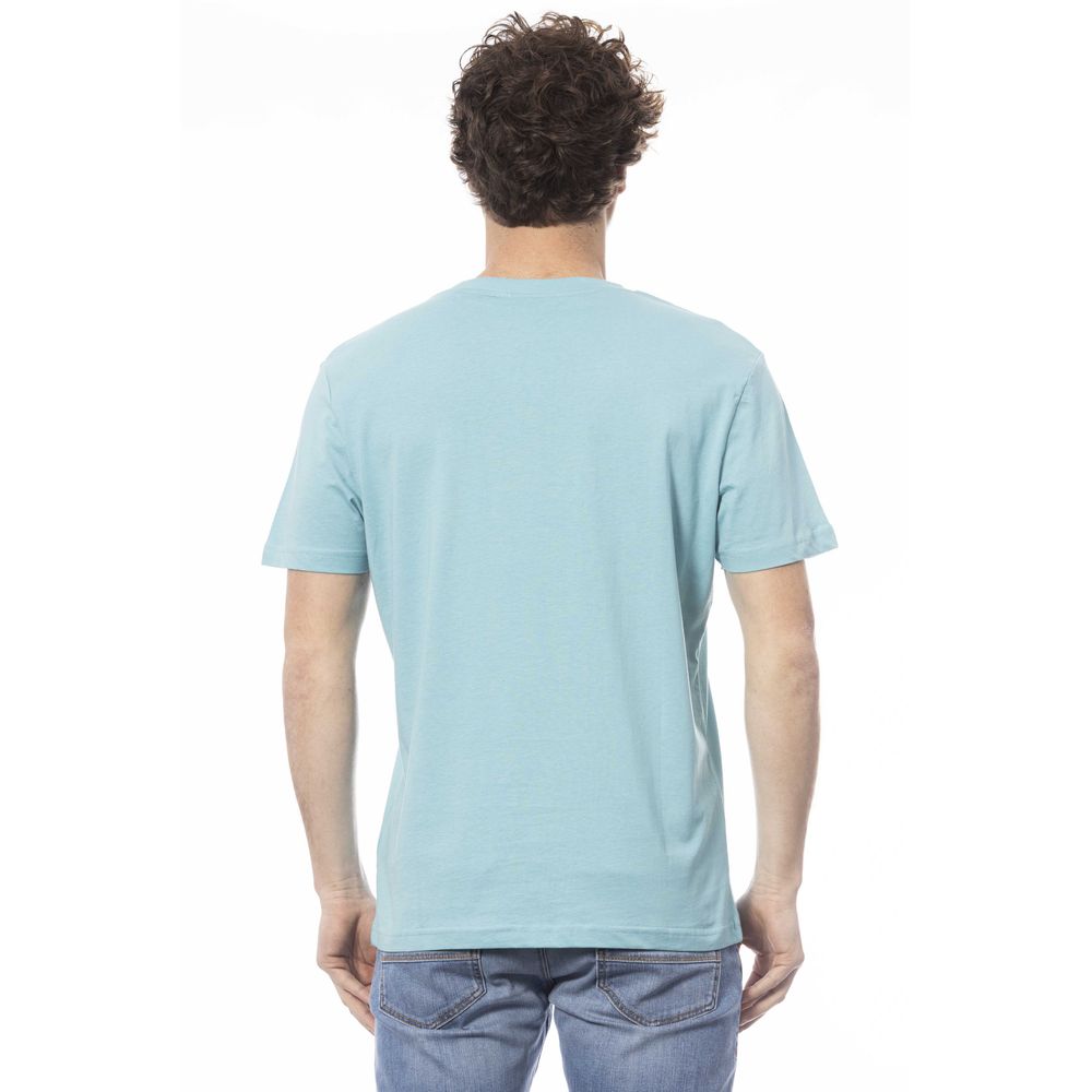 Invicta Hellblaues Baumwolle Herren T-Shirt