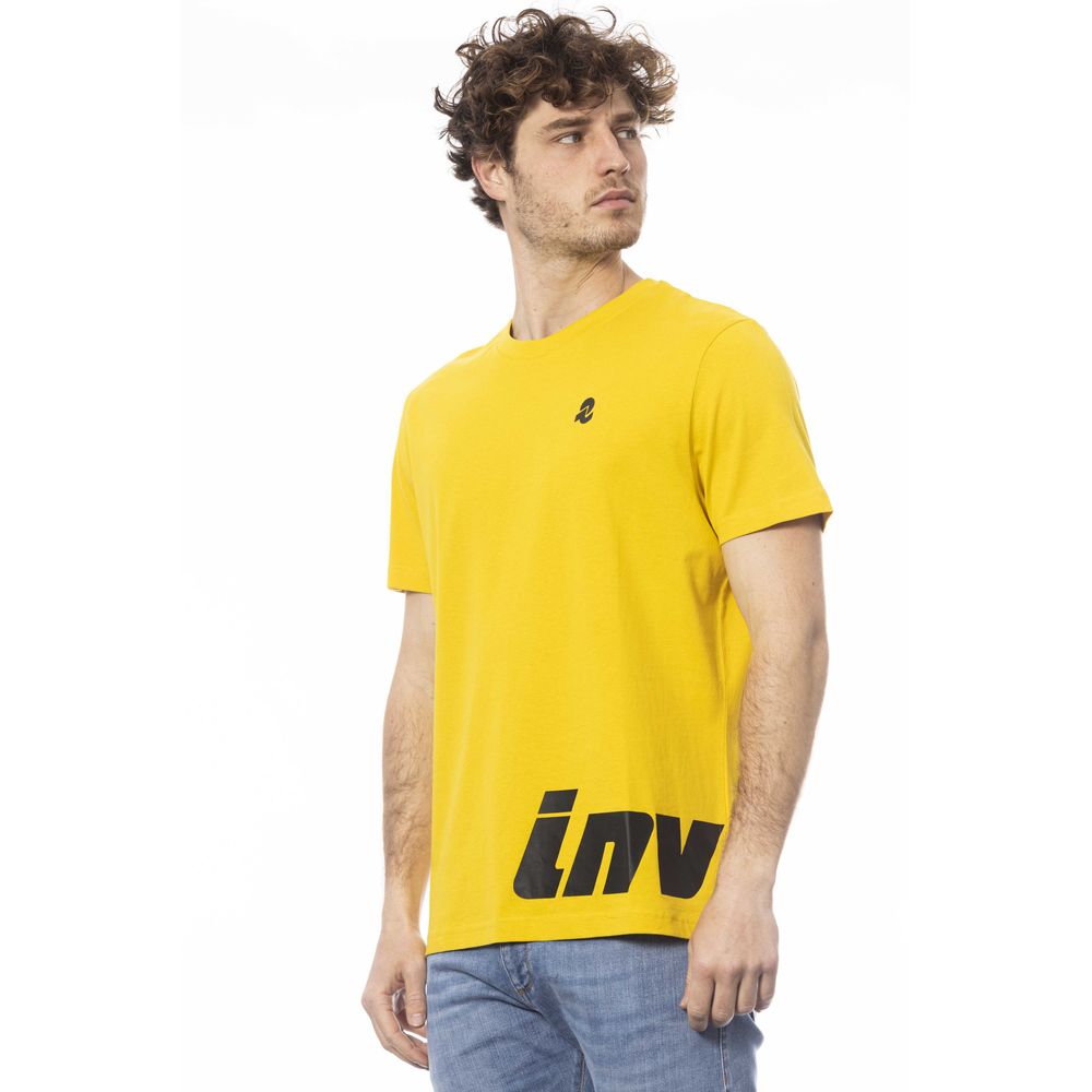 Invicta Gelbes Baumwoll-T-Shirt für Männer