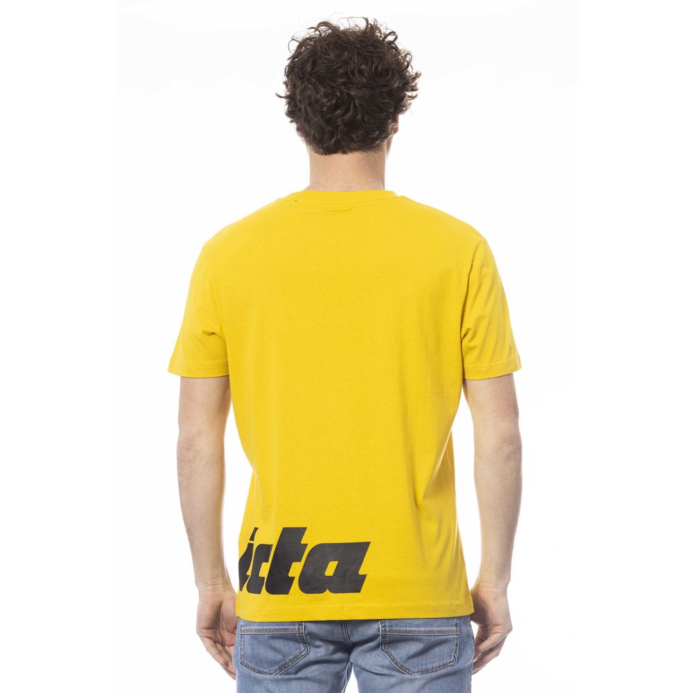 Invicta Gelbes Baumwoll-T-Shirt für Männer